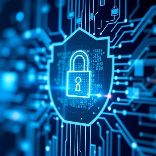 Image depicting digital security and data protection